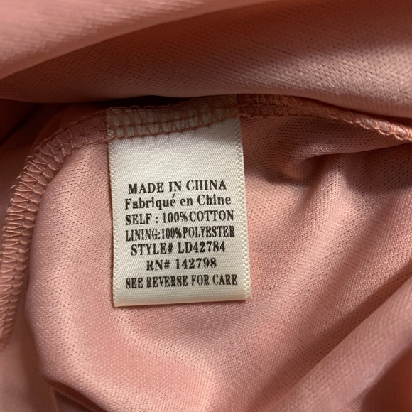 Loveriche Shift Dress Peach color size L - Picture 5 of 7